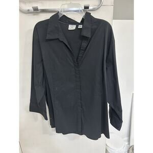 Lee Riders Black Button Down Long Sleeve Size 3x
